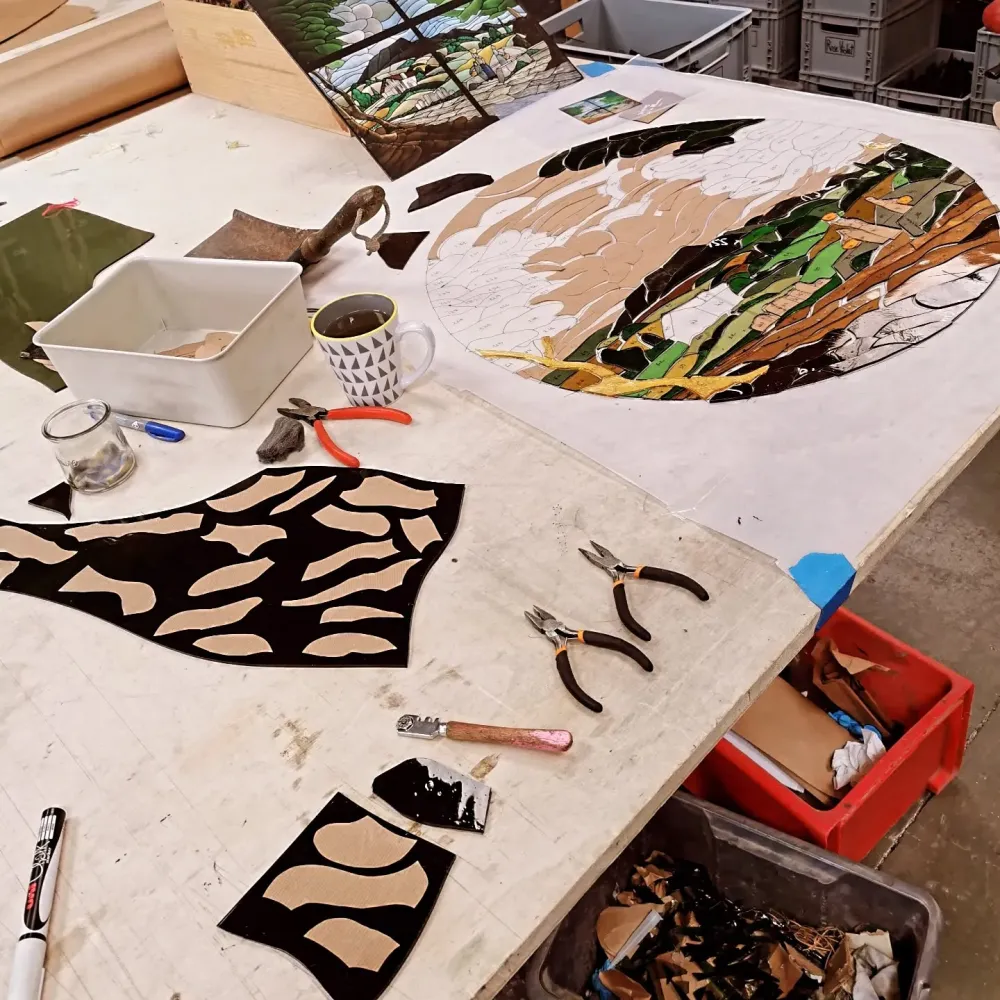 vitraux contemporains à Bayonne