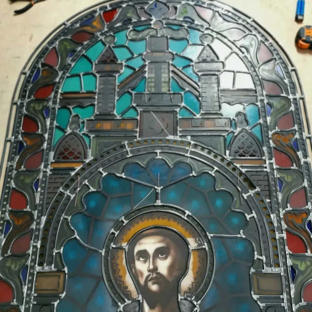 restauration vitraux église à Bayonne