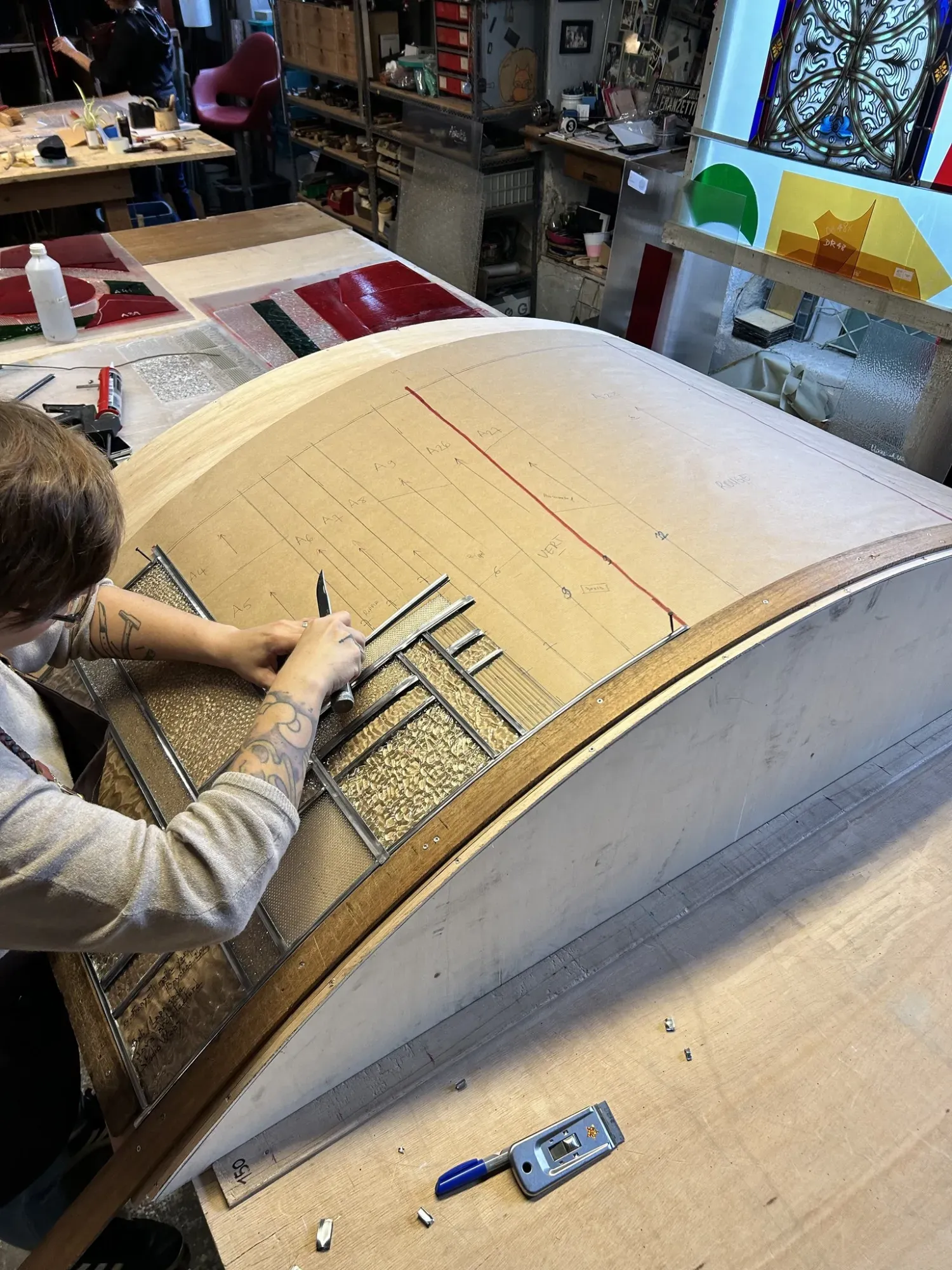 creations de vitraux pour un restaurant (8)