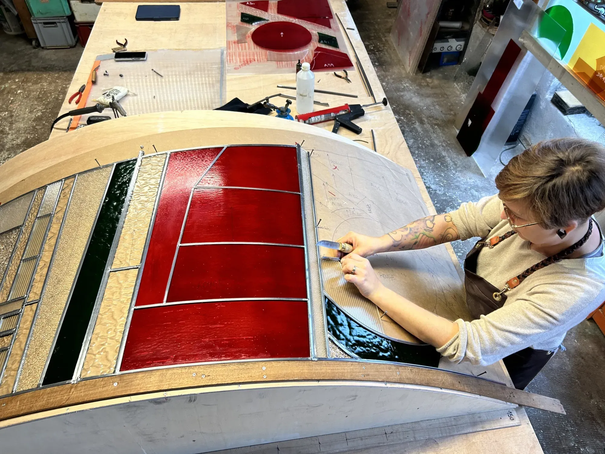 creations de vitraux pour un restaurant (10)