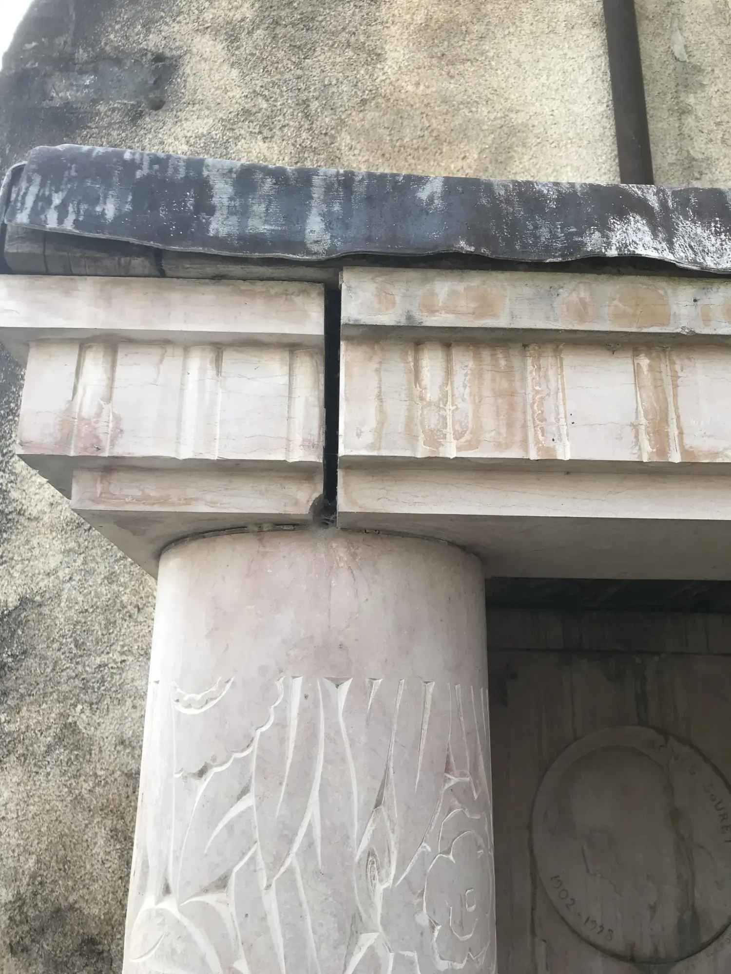 restauration dalle cimetière