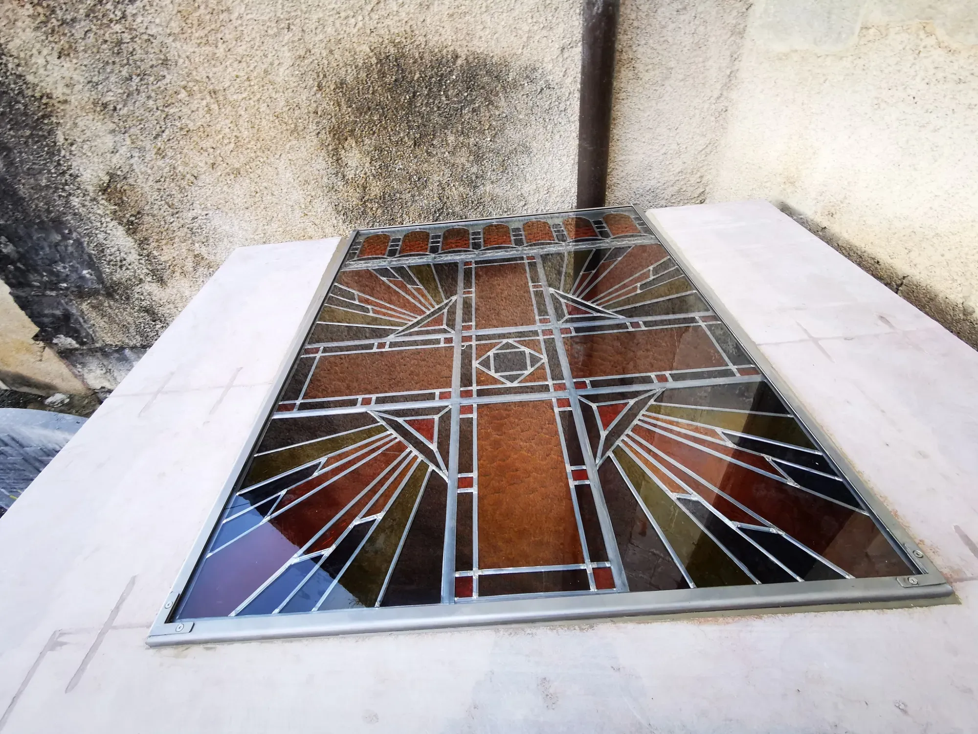 restauration dalle cimetière