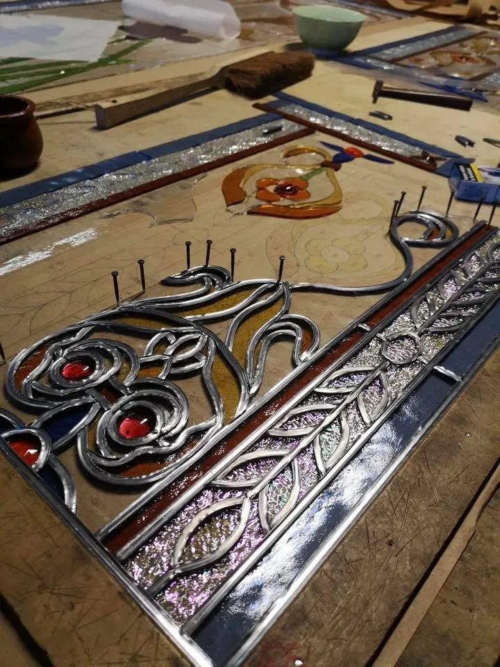 creation vitrail - iris (4)