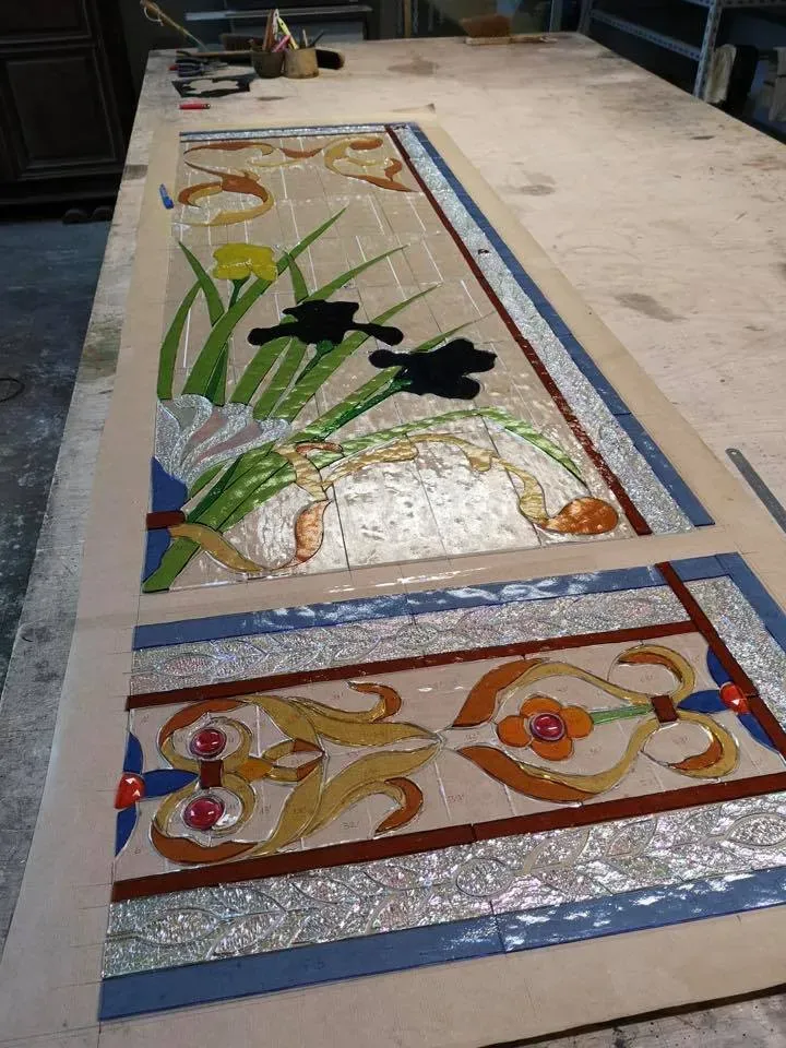 creation vitrail - iris (3)