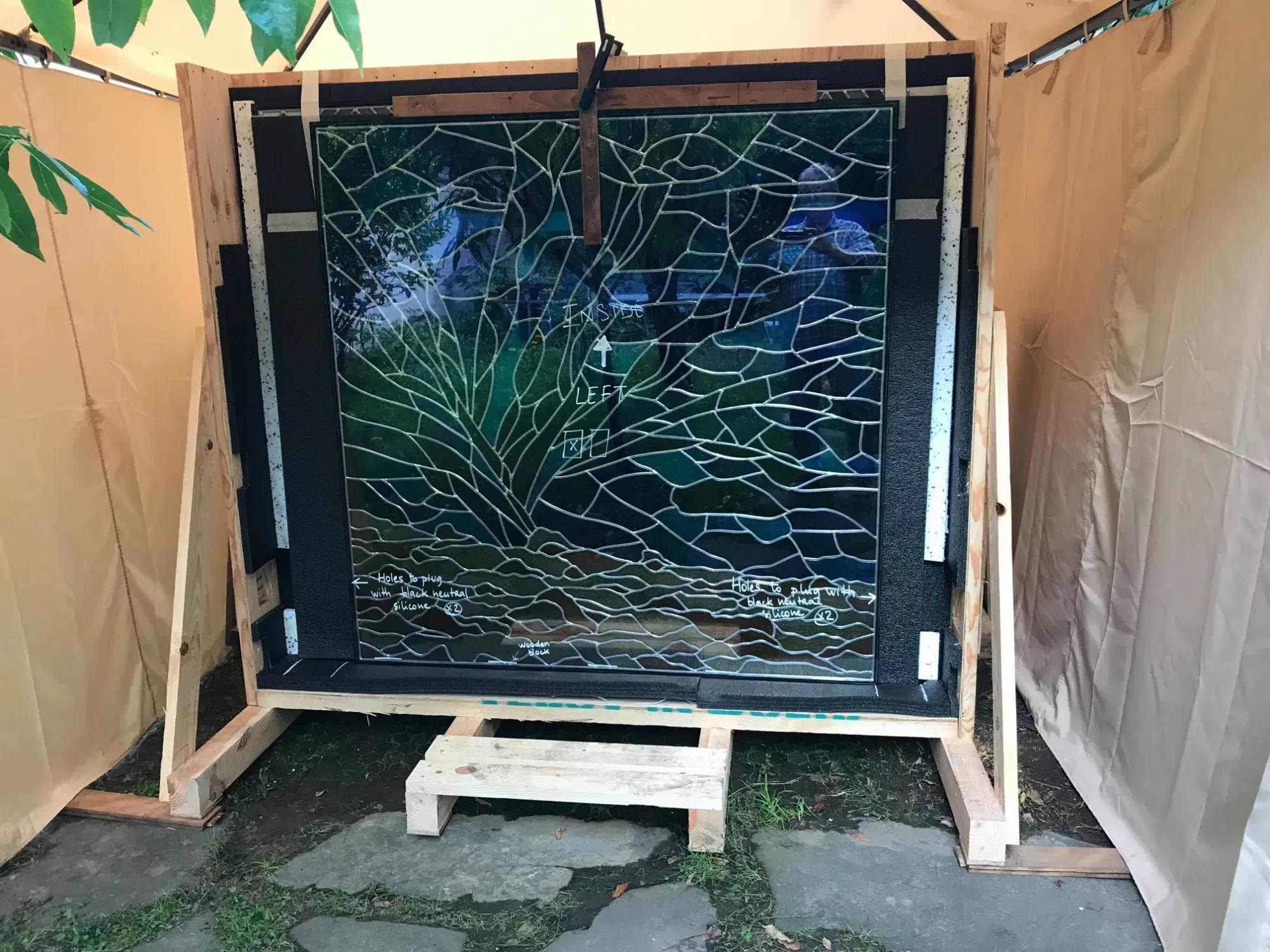 Vitrail abstrait (6)